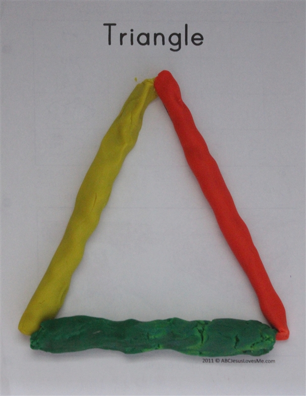 Playdough Triangle